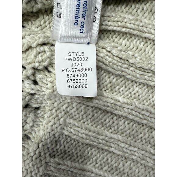 Lucky Brand Crochet Cardigan Women’s Small Beige Neutral Boho Festival Layer - Picture 9 of 9